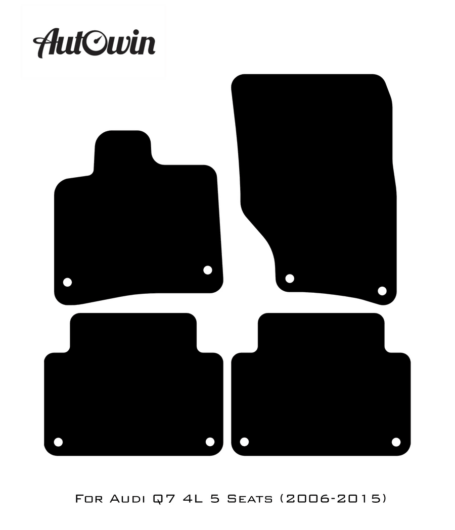 Red Floor Mats for Audi Q7 4L (2006-2015) | ER56 Design - AutoWin