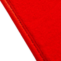 Red Floor Mats For Bentley Mulsanne (2010-2020) with Alcantara Leather - AutoWin