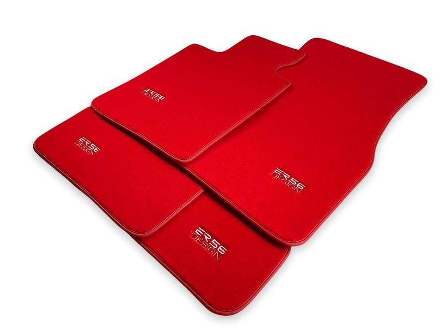 Red Floor Mats For BMW 8 Series G14 - ER56 Design Brand - AutoWin