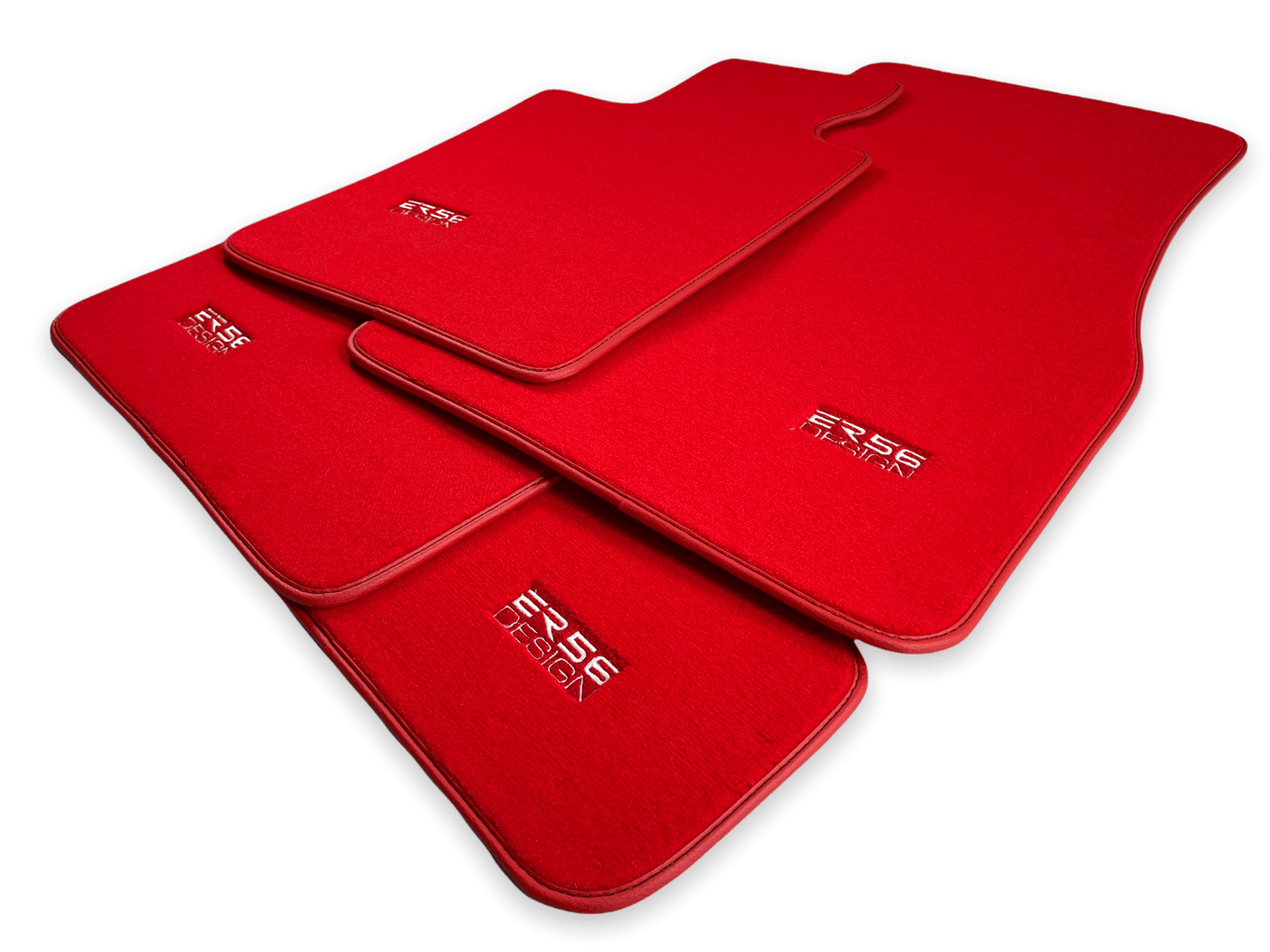 Red Floor Mats For BMW M2 Series F87 - ER56 Design Brand - AutoWin