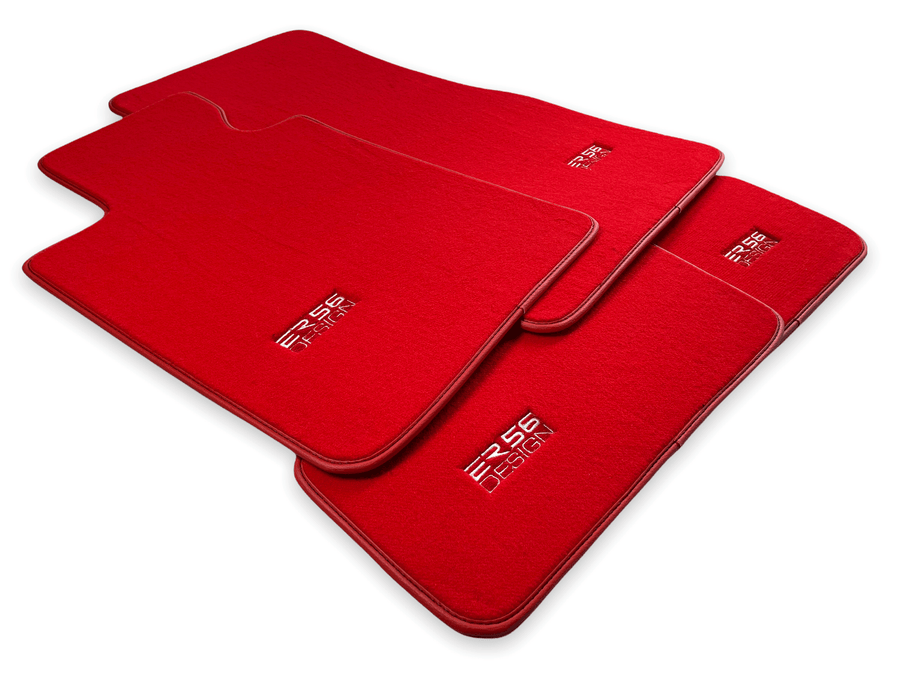 Red Floor Mats For BMW M5 Series F90 - ER56 Design Brand - AutoWin