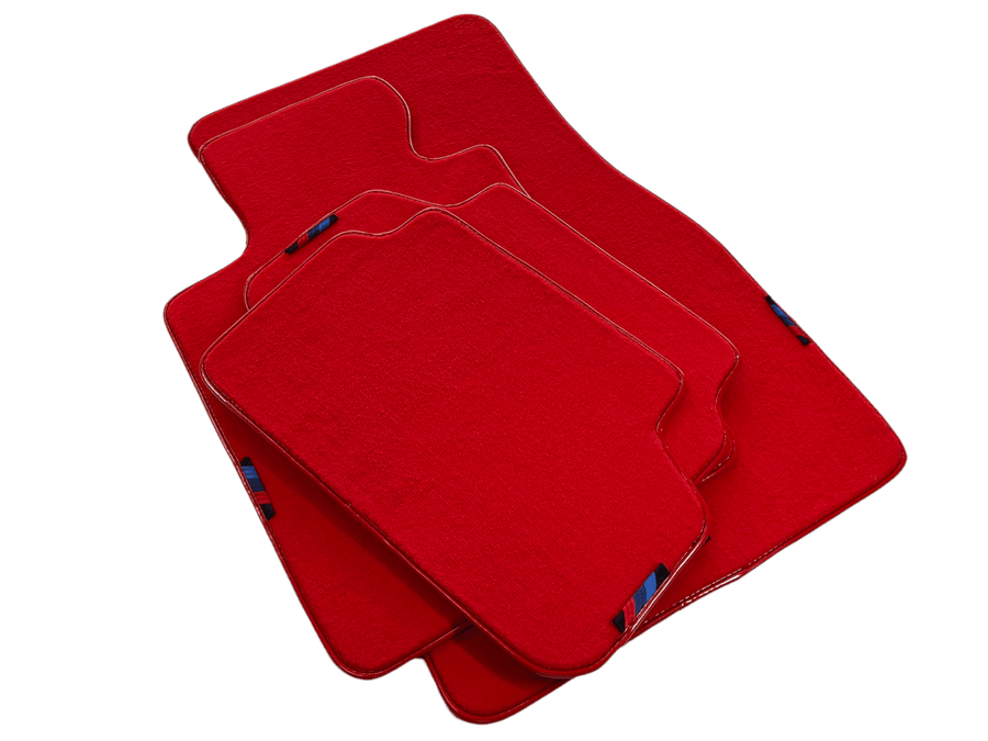 Red Floor Mats For BMW X3M Series F97 With M Package - AutoWin