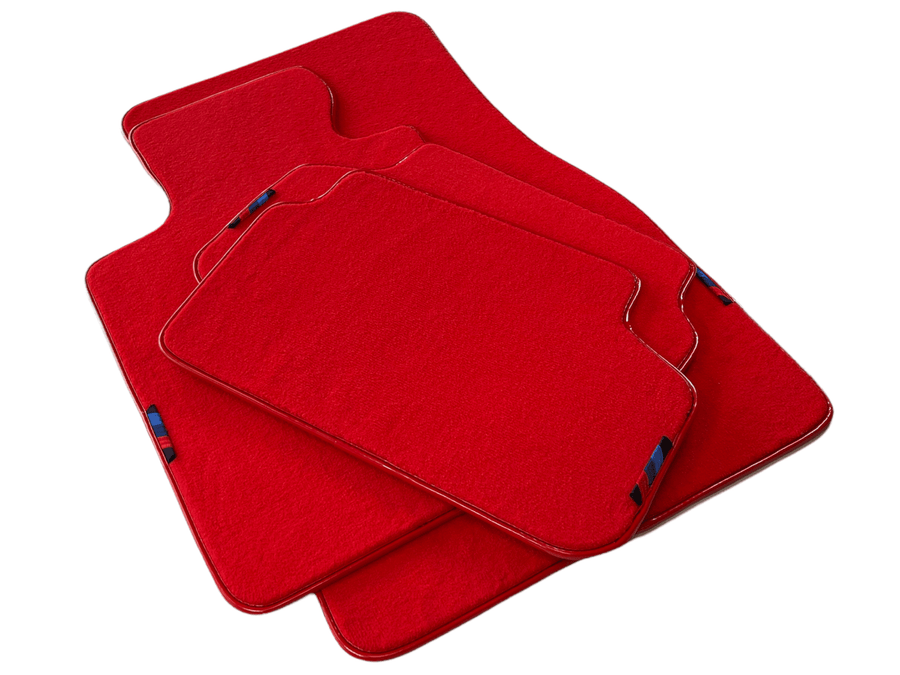 Red Floor Mats For BMW X3M Series F97 With M Package - AutoWin