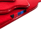 Red Floor Mats For BMW X4 Series G02 WITH M Package - AutoWin
