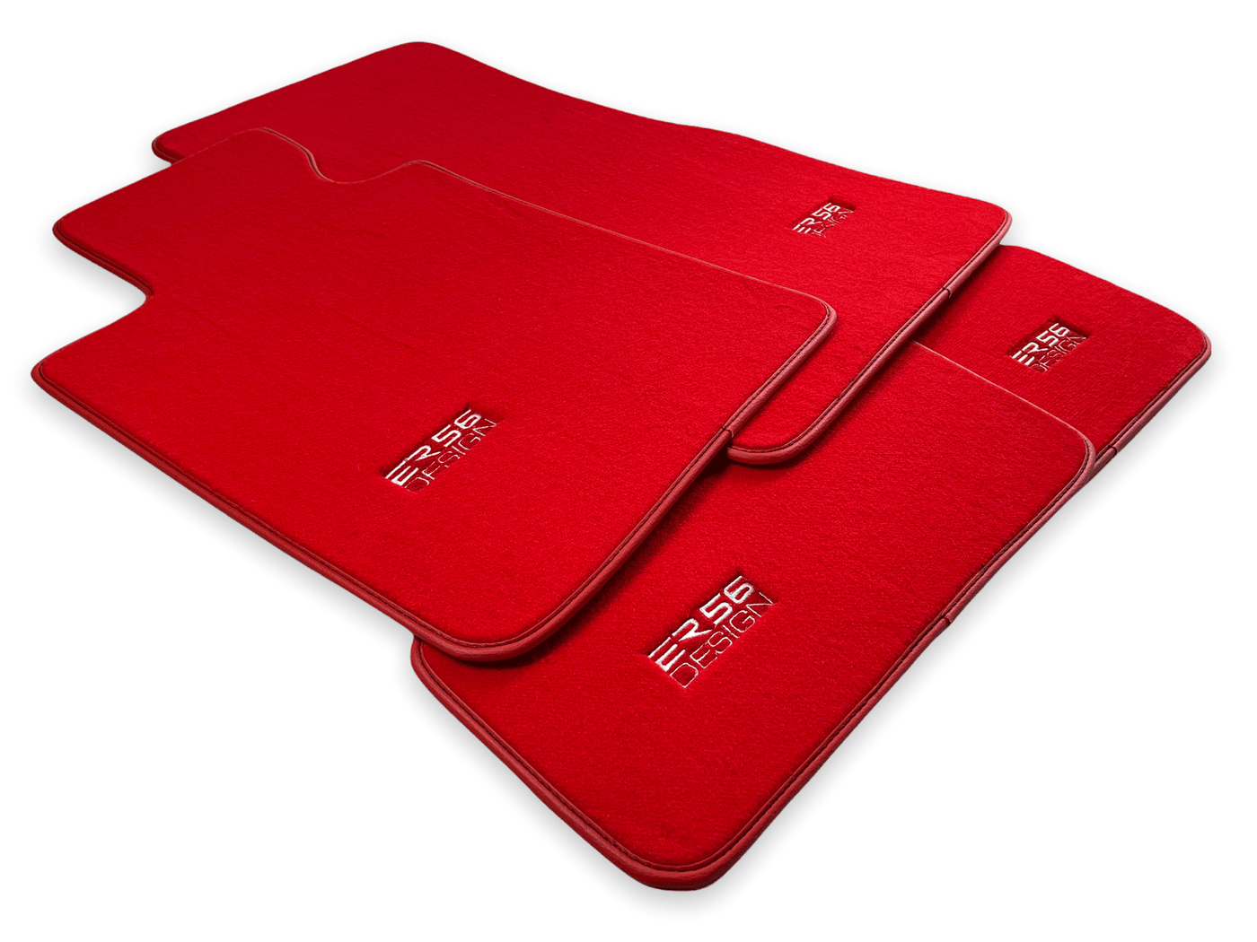 Red Floor Mats For BMW X5 Series E53 - ER56 Design Brand - AutoWin