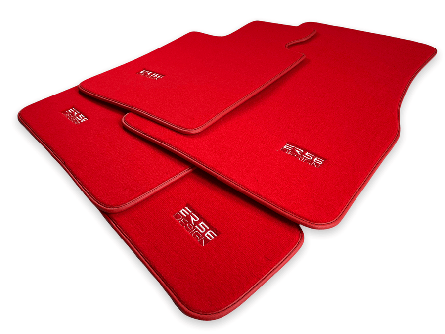 Red Floor Mats For BMW X5 Series E53 - ER56 Design Brand - AutoWin