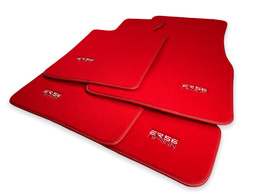 Red Floor Mats For BMW X5 Series E53 - ER56 Design Brand - AutoWin