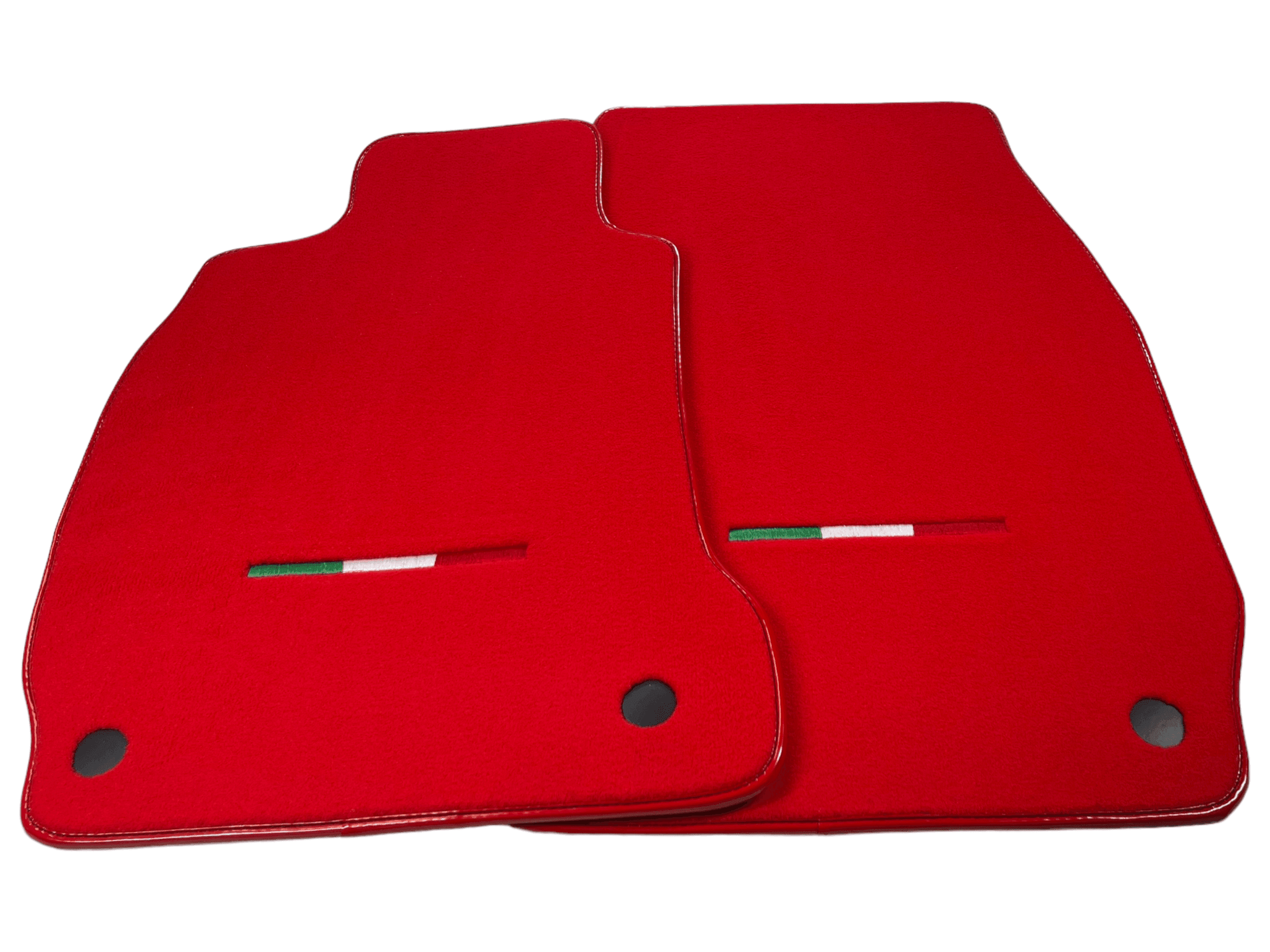 Red Floor Mats For Maserati Quattroporte IT Edition - AutoWin