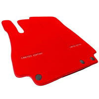 Red Floor Mats For Mercedes Benz E-Class W211 Sedan 4Matic (2002-2009) | Limited Edition - AutoWin