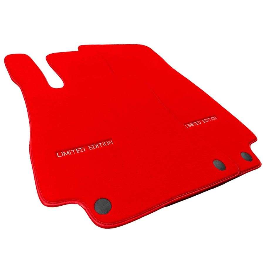 Red Floor Mats For Mercedes Benz E-Class W214 Sedan (2023-2024) | Limited Edition - AutoWin