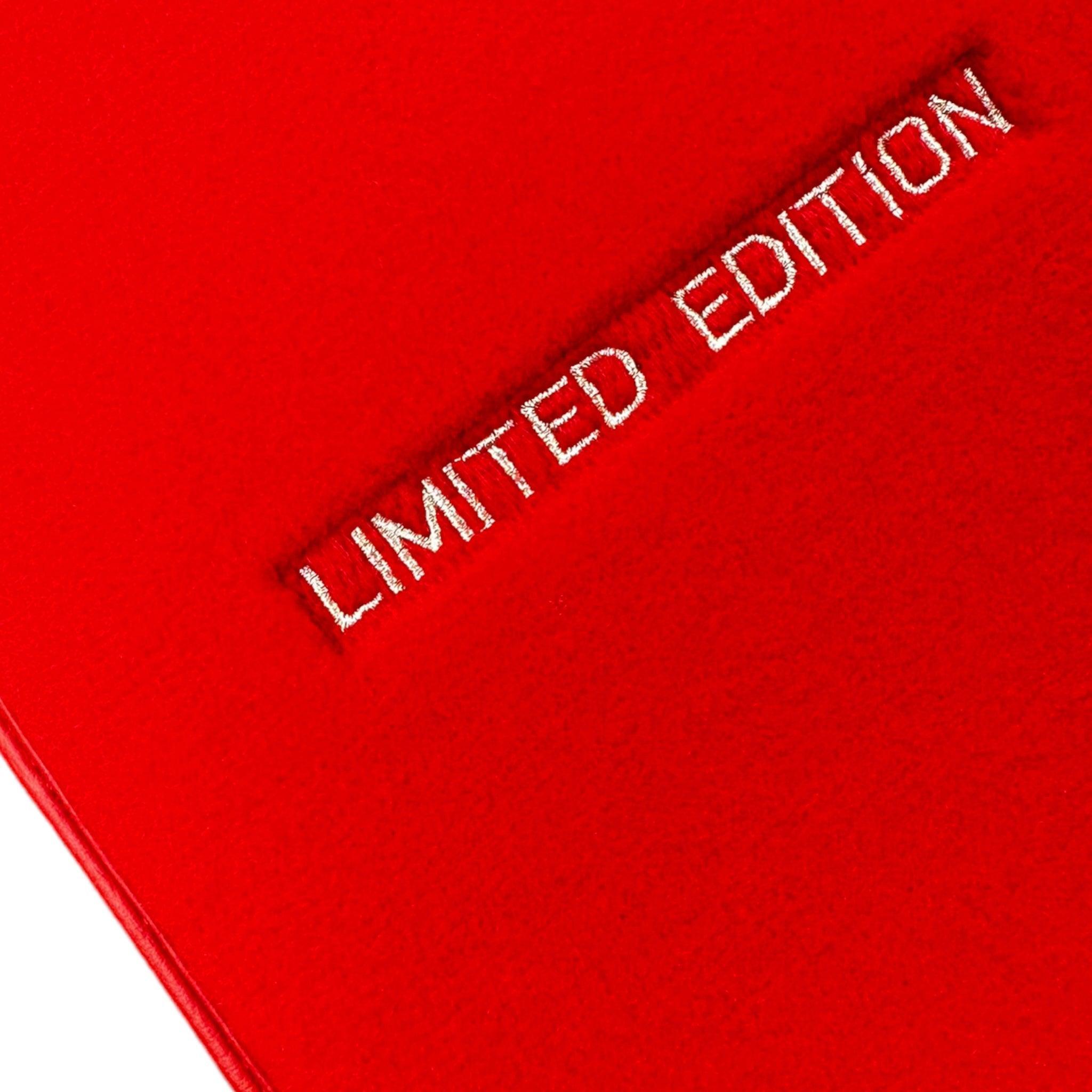Red Floor Mats For Mercedes Benz GLC-Class C253 Coupe (2020-2023) Hybrid | Limited Edition - AutoWin