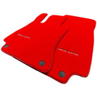 Red Floor Mats For Mercedes Benz GLC-Class C253 Coupe (2020-2023) Hybrid | Limited Edition - AutoWin