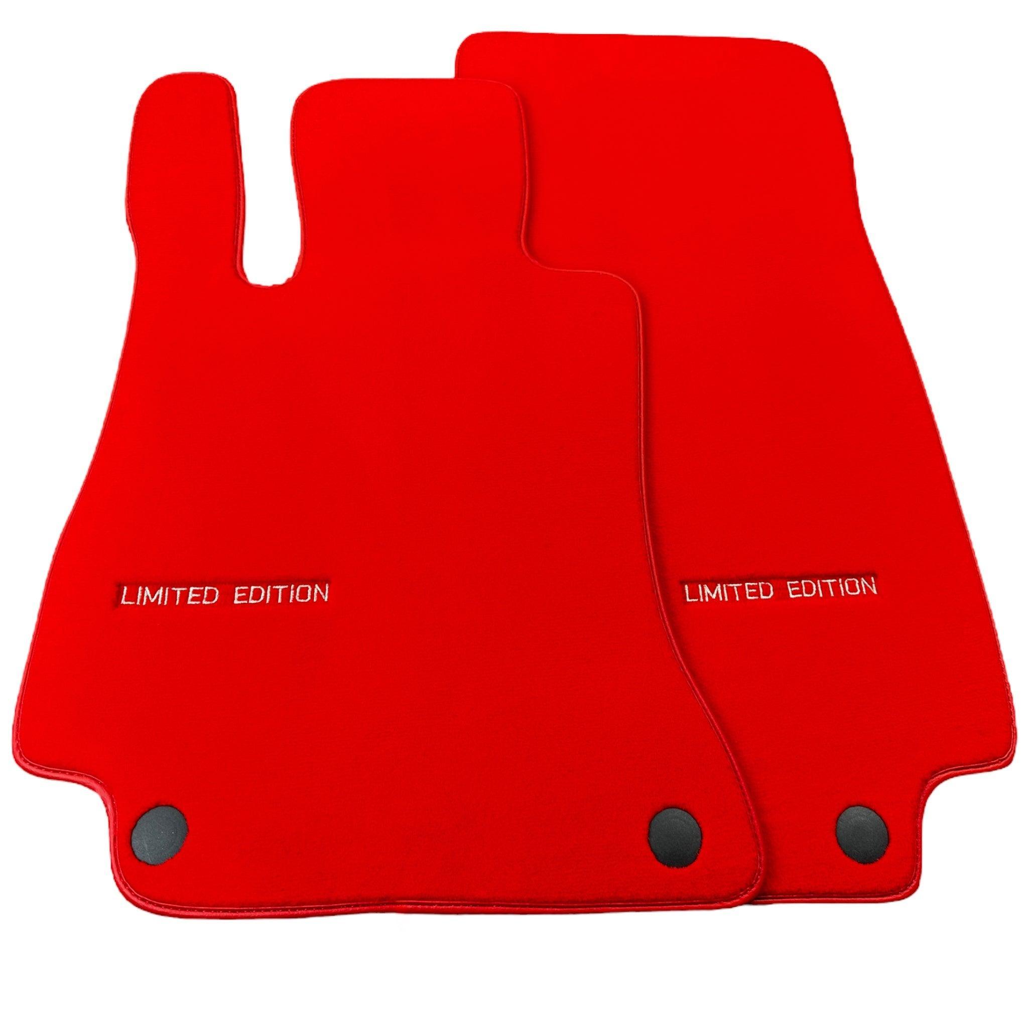 Red Floor Mats For Mercedes Benz GLC-Class C253 Coupe (2020-2023) Hybrid | Limited Edition - AutoWin