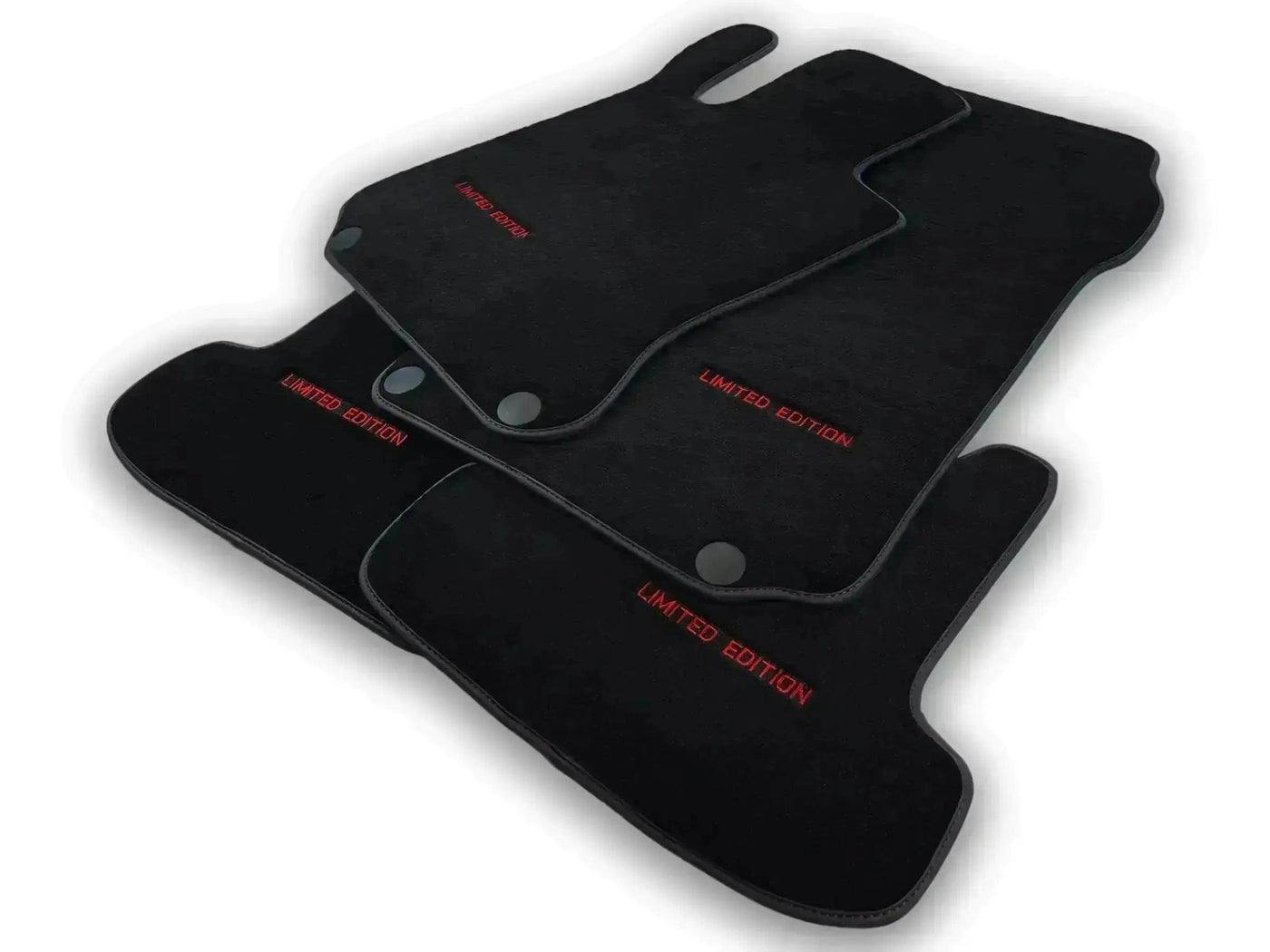Red Floor Mats For Mercedes Benz GLK-Class X204 (2008-2012) | Limited Edition - AutoWin