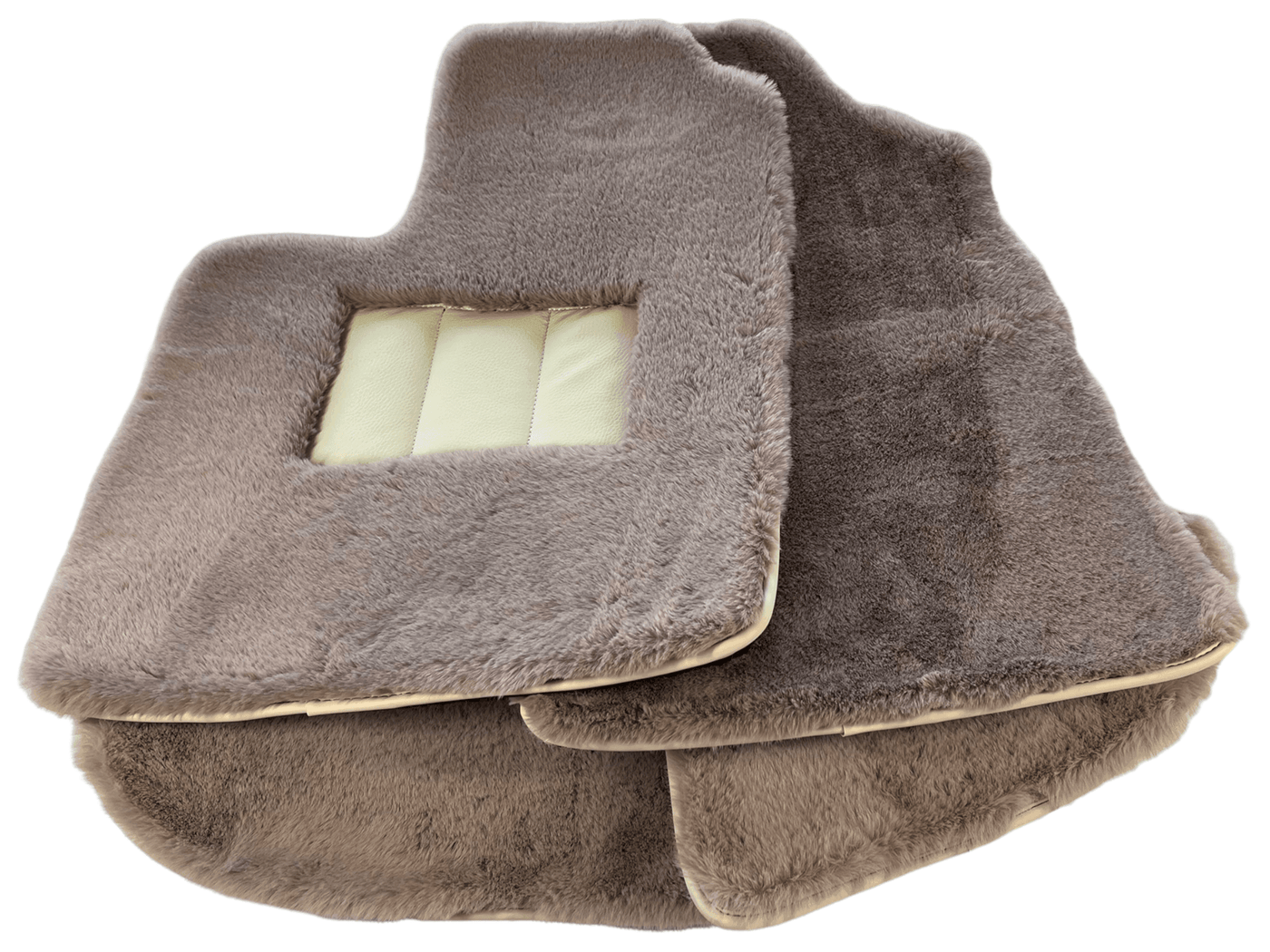 Sheepskin Floor Mats For Bentley Continental GT (2003–2011) Er56 Design - AutoWin