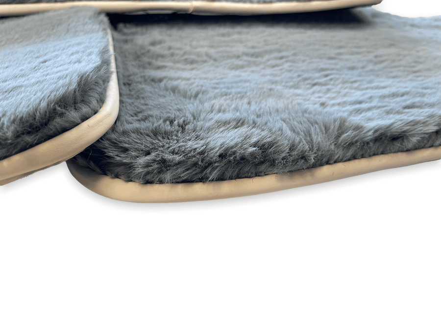 Sheepskin Floor Mats For Rolls Royce Phantom VIII (2017-2024) ER56 Design Brand - AutoWin