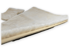 White Sheepskin Floor Mats For Rolls Royce Cullinan Rr31 2018-2023 Er56 Design Brand - AutoWin